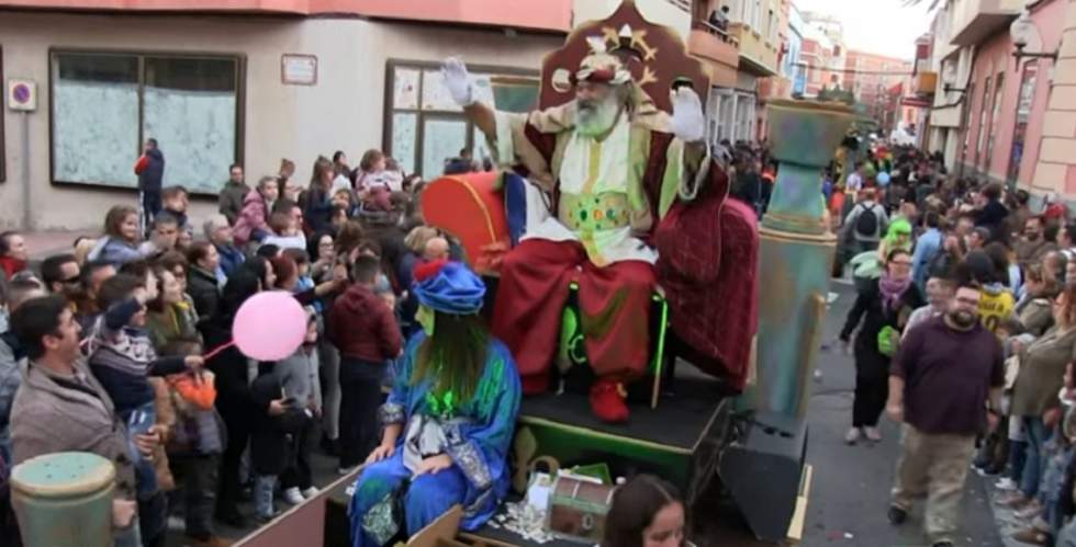 Reyes Magos en su visita de 2018