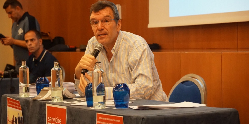 Magistrado Carmelo Batista en Jornadas Sindicales CCOO