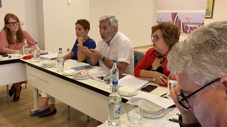 Imagen de AMTC antes del coronovirus con Rguez-Fraga y Onalia Bueno
