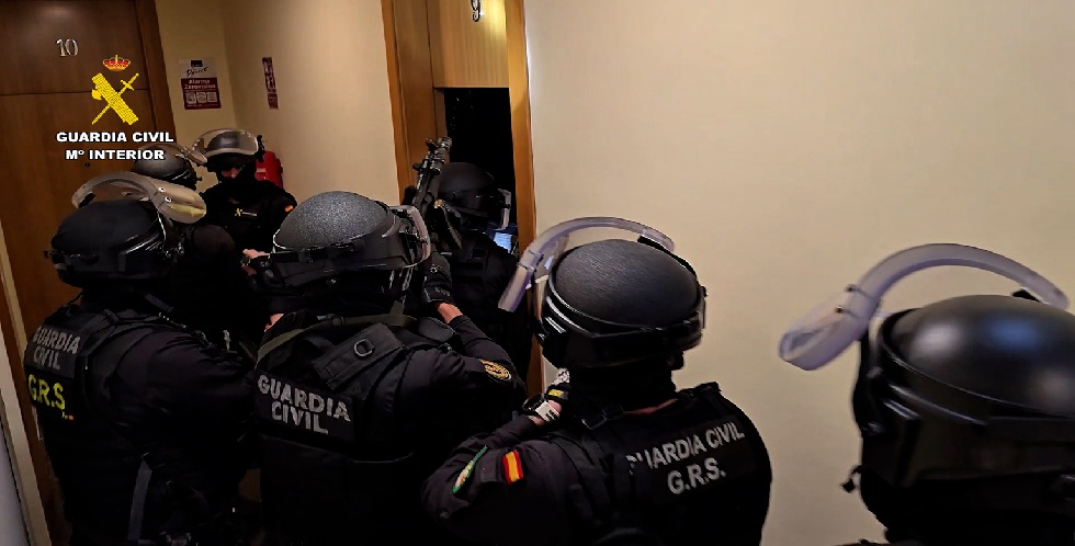 Operaci&oacute;n Embarcadero-Bamb&uacute; en TF. Foto Guardia Civil