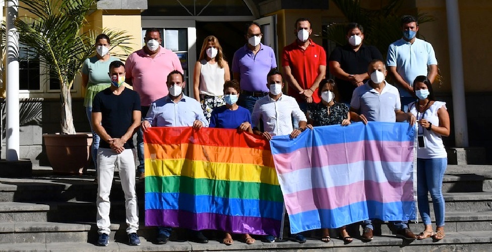 La alcaldesa Onalia Bueno y losconcejales de PP, PSOE y CIUCA