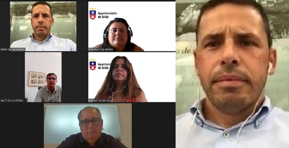 Héctor Suárez y Portavoces Grupo de Gobierno de Telde