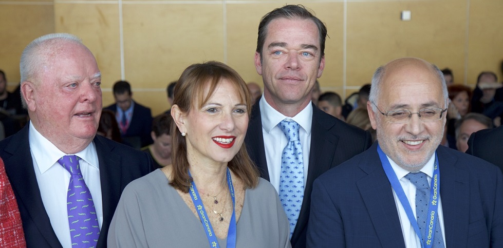 Los Kiessling con Antonio Morales e Inés Jimenez