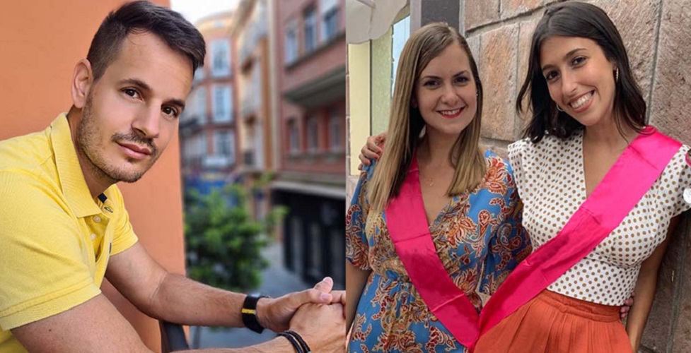 Enfermeros Canarios Fco. Fortes, Adela Dominguez y Cintia Padrón