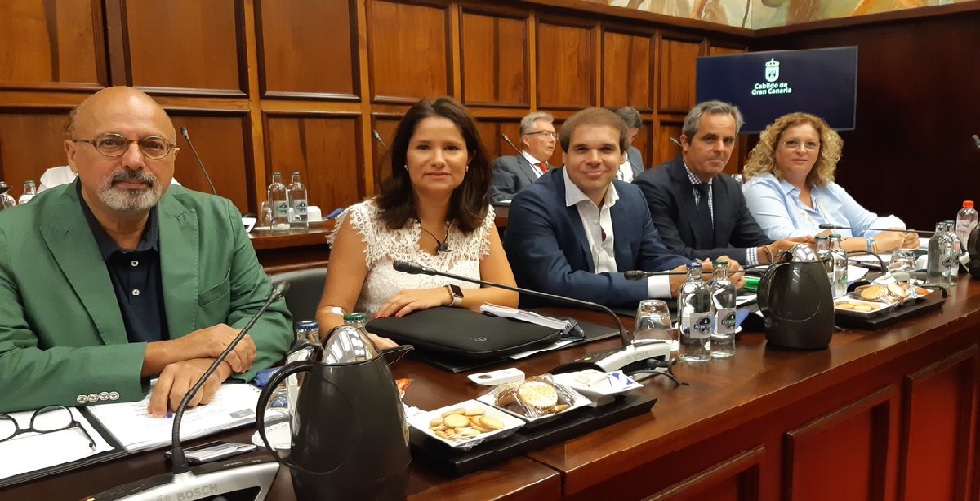 Consejeros del PP en Pleno del Cabildo GC