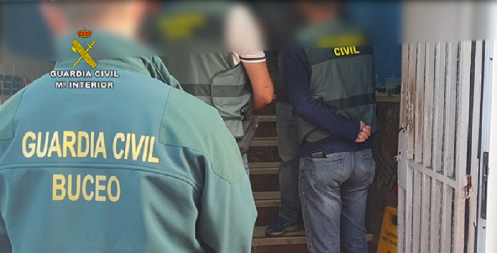 Operación Narcotis, Imagen Gabinete Prensa Guardia Civil